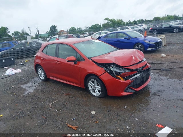 Toyota COROLLA SE 2019 JTNK4RBE4K3066638 Image 1