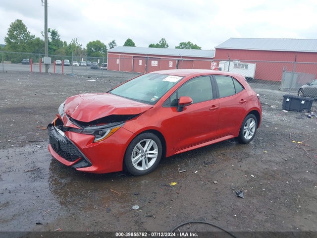 Toyota COROLLA SE 2019 JTNK4RBE4K3066638 Image 2