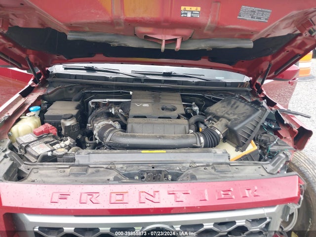 Nissan Frontier Sv 4x4 2022 1N6ED1EK7NN620037 Image 10