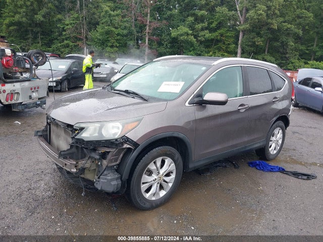 Honda Cr-v Ex-l 2014 2HKRM4H7XEH652140 Image 2