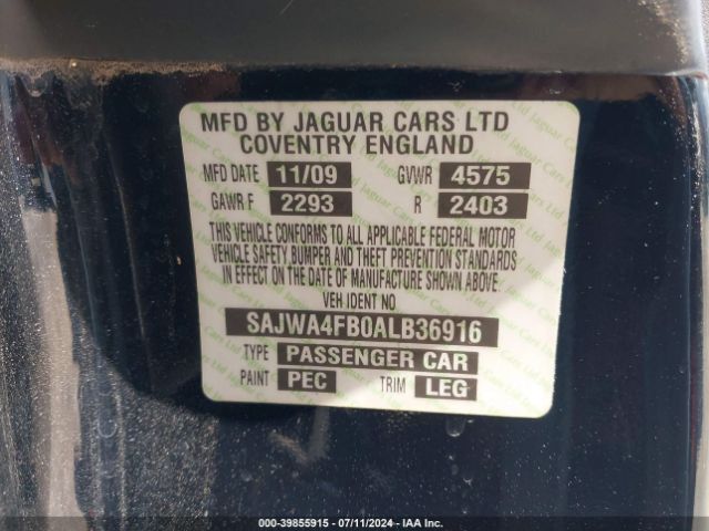 2010 JAGUAR XK SAJWA4FB0ALB36916 Photo 8