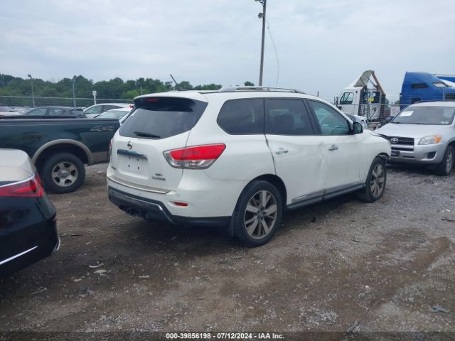 5N1AR2MM5EC652228 Nissan Pathfinder Platinum