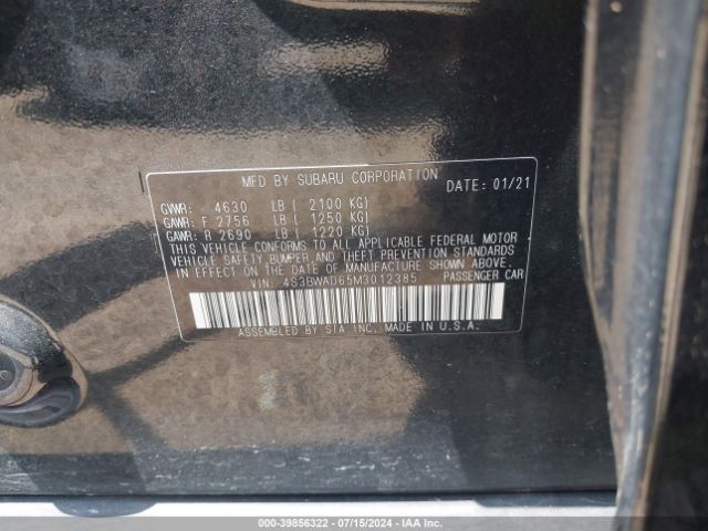4S3BWAD65M3012385 Subaru Legacy Premium