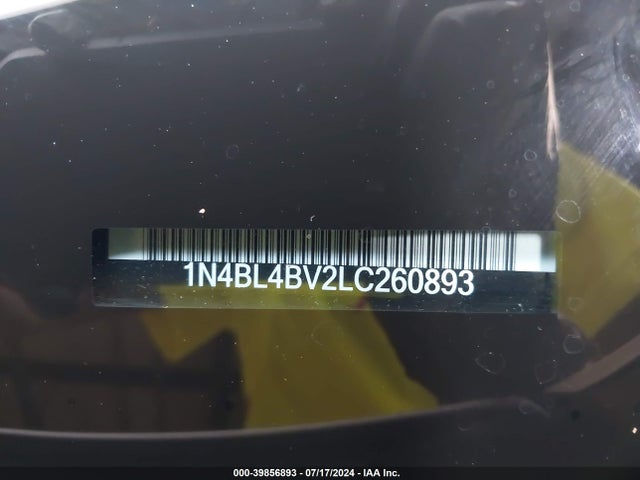 Nissan Altima S Fwd 2020 1N4BL4BV2LC260893 Image 16