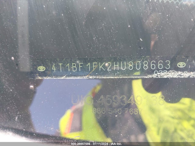 Toyota CAMRY LE 2017 4T1BF1FK2HU808663 Image 9