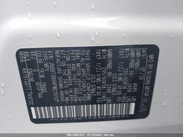 2023 NISSAN ROGUE JN8BT3BB4PW210127 Photo 8
