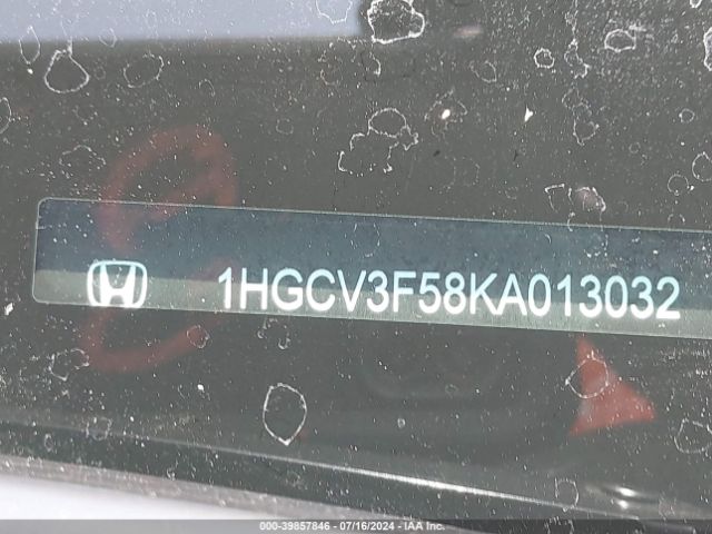 1HGCV3F58KA013032 Honda Accord Hybrid Ex-l