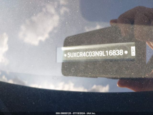 5UXCR4C03N9L16838 BMW X5 Sdrive40i