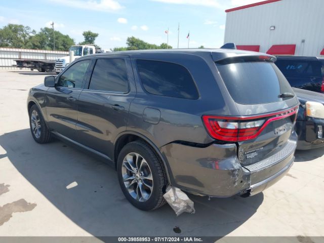 1C4RDHDG3LC107225 Dodge Durango Gt Rwd