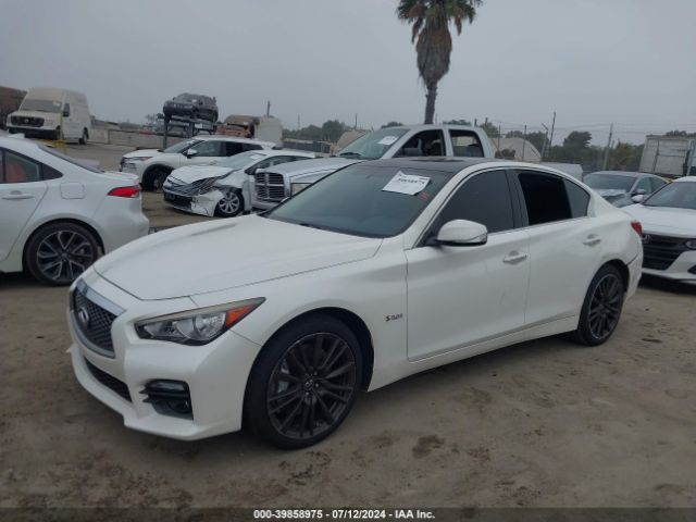 JN1FV7AP3GM420244 Infiniti Q50 3.0t Red Sport 400