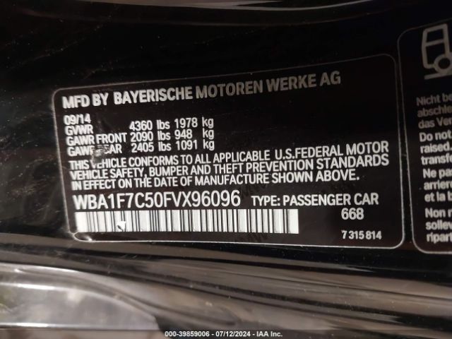 WBA1F7C50FVX96096 BMW 228i Xdrive