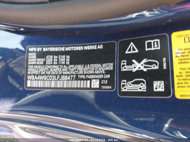 WBA4W9C03LFJ88477 BMW 440i Xdrive