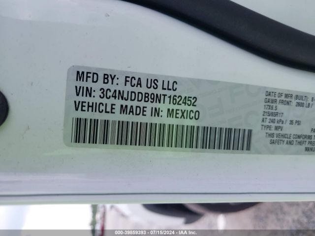 3C4NJDDB9NT162452 Jeep Compass Trailhawk 4x4