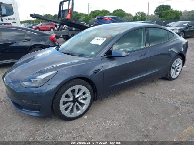 5YJ3E1EA7NF330443 Tesla Model 3 Rear-wheel Drive