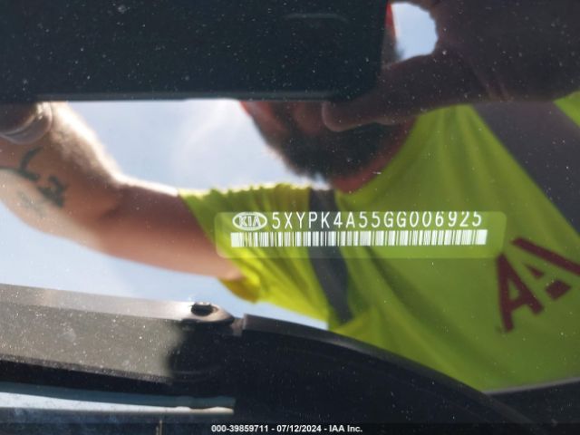 5XYPK4A55GG006925 KIA Sorento 3.3l Sxl