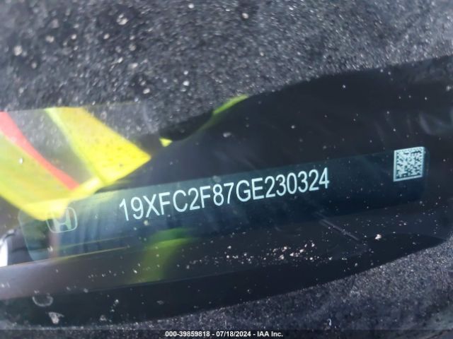 19XFC2F87GE230324 Honda CIVIC EX