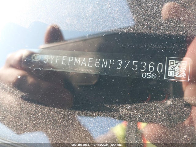 Toyota COROLLA LE 2022 5YFEPMAE6NP375360 Image 9