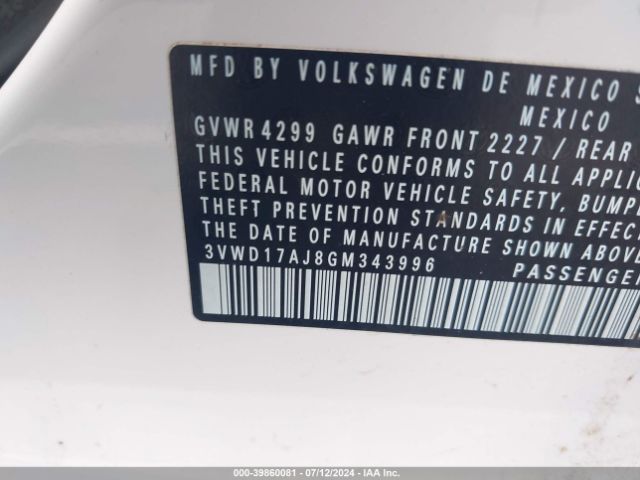 3VWD17AJ8GM343996 Volkswagen Jetta 1.8t Sport