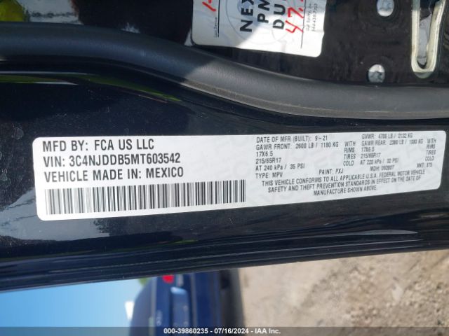 3C4NJDDB5MT603542 Jeep Compass Trailhawk 4x4
