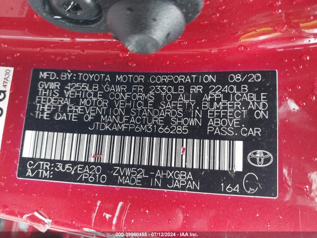 Toyota Prius Prime Limited 2021 JTDKAMFP6M3166285 Image 9