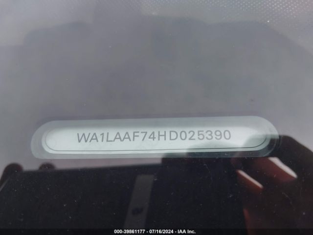 WA1LAAF74HD025390 Audi Q7 3.0t Premium