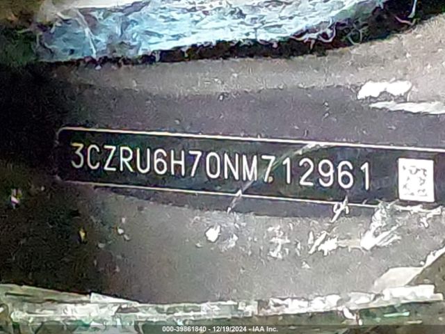 3CZRU6H70NM712961 Honda Hr-v Awd Ex-l