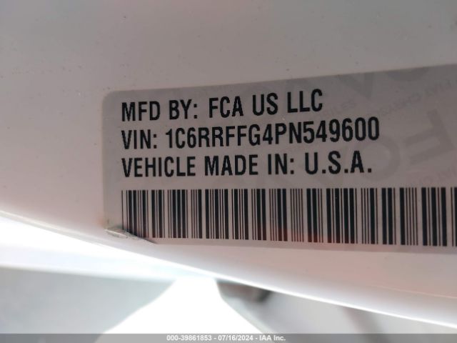 1C6RRFFG4PN549600 RAM 1500 Lone Star  4x4 5'7 Box