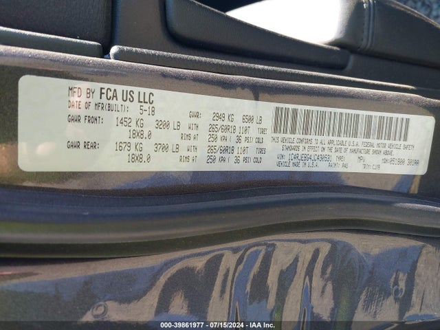 1C4RJEBG4JC430531 Jeep Grand Cherokee Limited 4x2