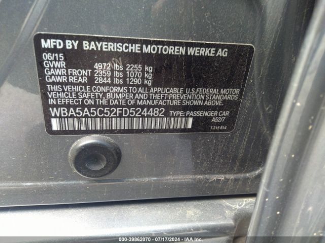 WBA5A5C52FD524482 BMW 528I