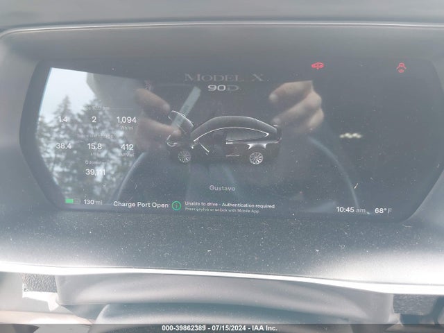 Tesla Model X 60d/70d/75d/90d 2016 5YJXCDE29GF026356 Image 7