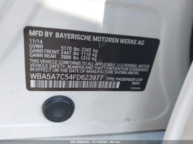 WBA5A7C54FD623977 BMW 528i Xdrive
