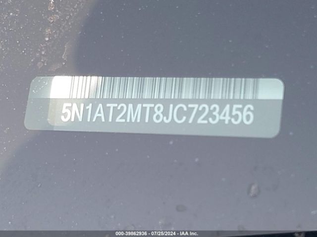 5N1AT2MT8JC723456 Nissan ROGUE SV