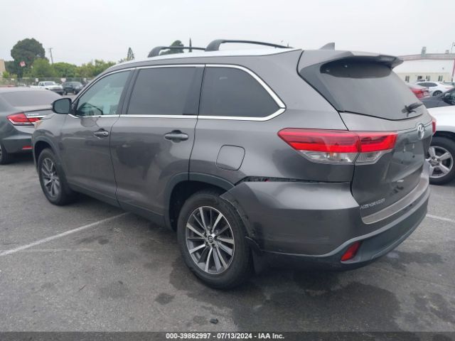 5TDKZRFH7KS360107 Toyota Highlander Xle