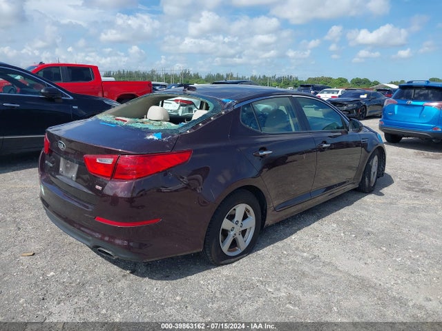 KIA Optima Lx 2015 5XXGM4A72FG479311 Image 4