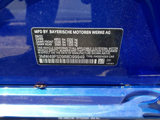 3MW49FS09R8D99949 BMW 3 Series M340i