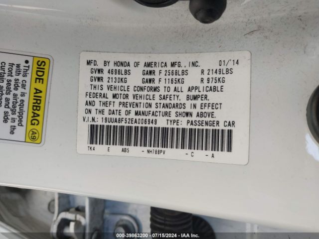 19UUA8F52EA006949 Acura Tl 3.5