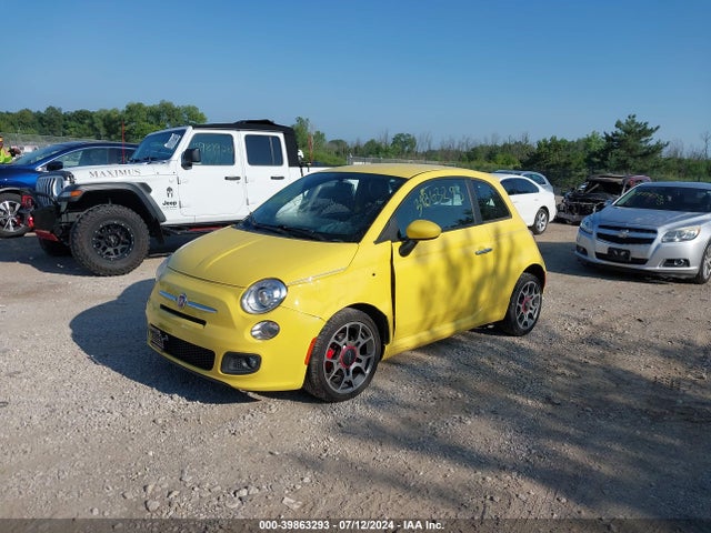 2012 FIAT 500 3C3CFFBR0CT211687 Photo 1