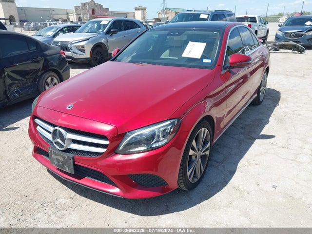 39863328 :رقم المزاد ، 55SWF8DB8KU307521 vin ، 2019 Mercedes-benz C 300 مزاد بيع