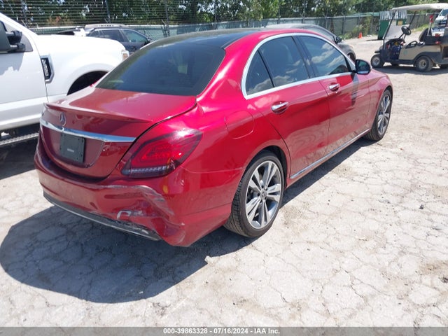 39863328 :رقم المزاد ، 55SWF8DB8KU307521 vin ، 2019 Mercedes-benz C 300 مزاد بيع