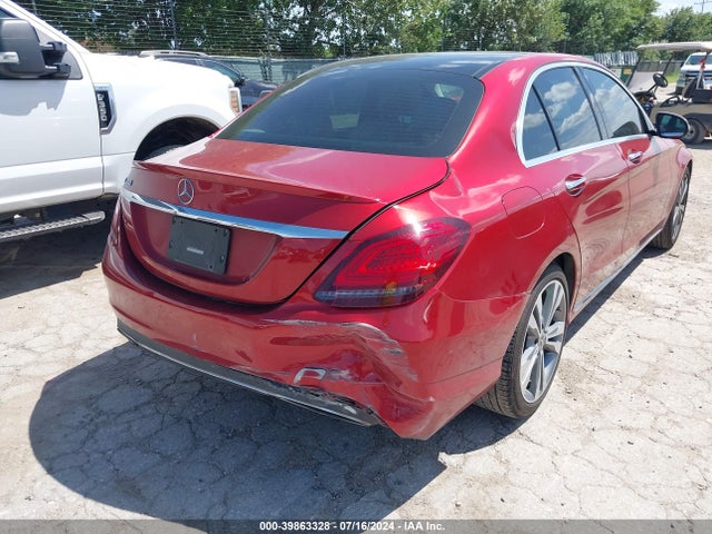 39863328 :رقم المزاد ، 55SWF8DB8KU307521 vin ، 2019 Mercedes-benz C 300 مزاد بيع