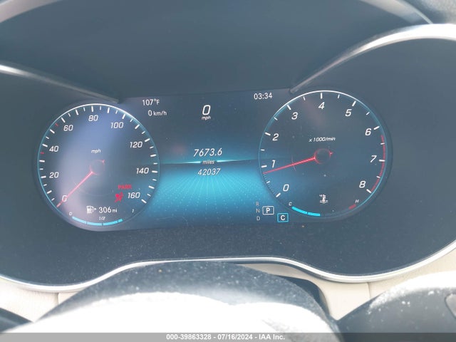 39863328 :رقم المزاد ، 55SWF8DB8KU307521 vin ، 2019 Mercedes-benz C 300 مزاد بيع