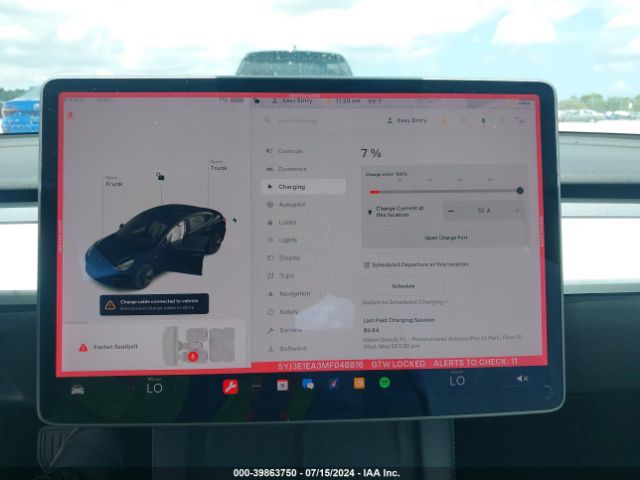 5YJ3E1EA3MF048816 Tesla Model 3 Standard Range Plus Rear-wheel Drive