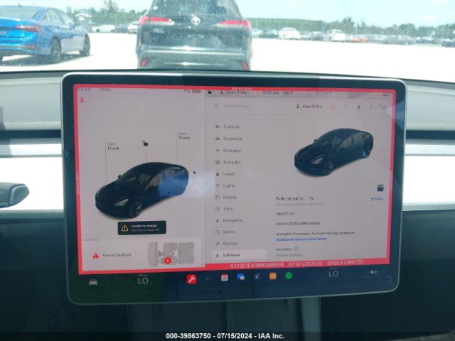 5YJ3E1EA3MF048816 Tesla Model 3 Standard Range Plus Rear-wheel Drive