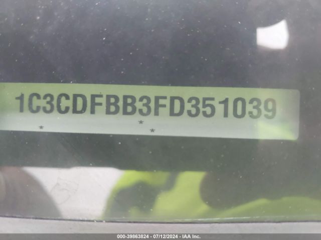 1C3CDFBB3FD351039 Dodge DART SXT