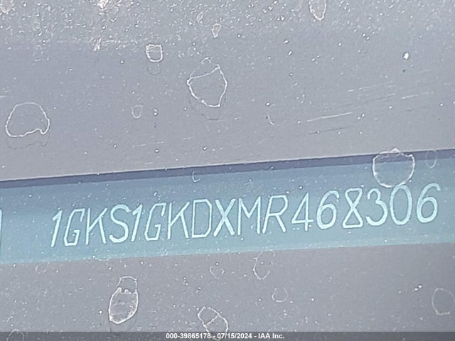 1GKS1GKDXMR468306 GMC Yukon Xl 2wd Slt