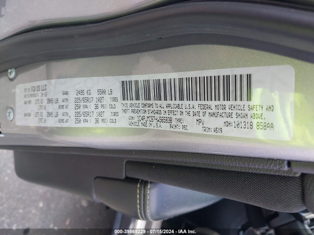 1C4PJMCB7HW565838 Jeep Cherokee Latitude 4x4