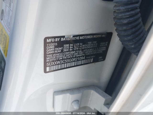 5UXXW3C55G0R21094 BMW X4 Xdrive28i