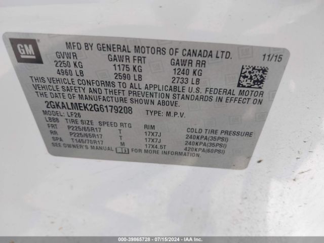 2GKALMEK2G6179208 GMC Terrain Sle-1
