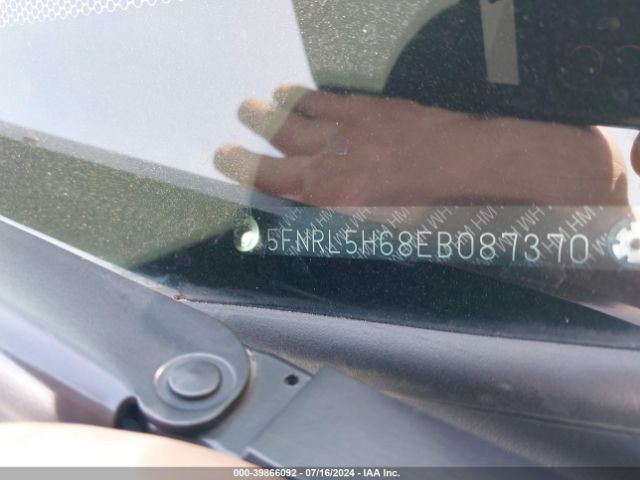 5FNRL5H68EB087370 Honda Odyssey Ex-l
