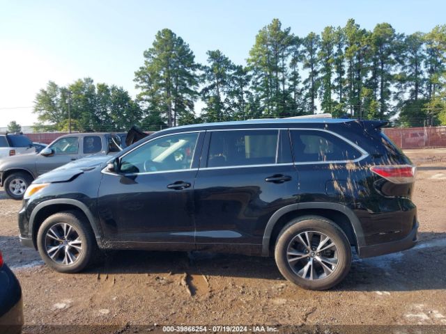 5TDKKRFH2GS186815 Toyota Highlander Xle V6